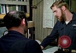 Image of US Navy sailors perform duties aboard submarine at sea United States USA, 1970, second 30 stock footage video 65675034575