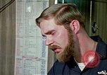 Image of US Navy sailors perform duties aboard submarine at sea United States USA, 1970, second 36 stock footage video 65675034575