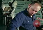 Image of US Navy sailors perform duties aboard submarine at sea United States USA, 1970, second 54 stock footage video 65675034575