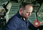 Image of US Navy sailors perform duties aboard submarine at sea United States USA, 1970, second 57 stock footage video 65675034575