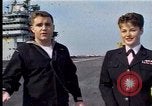 Standbild Theodore Roosevelt Flugzeugträger Norfolk Virginia USA, 1996, aus Sekunde 61 historischem Filmmaterial Videoclip 65675034584