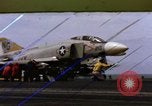 Image of U.S. Aircraft Carrier, USS Enterprise launching aircraft Gulf of Tonkin, 1966, second 1 stock footage video 65675034591