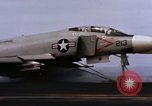Image of U.S. Aircraft Carrier, USS Enterprise launching aircraft Gulf of Tonkin, 1966, second 4 stock footage video 65675034591