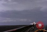 Image of U.S. Aircraft Carrier, USS Enterprise launching aircraft Gulf of Tonkin, 1966, second 8 stock footage video 65675034591