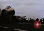 Image of U.S. Aircraft Carrier, USS Enterprise launching aircraft Gulf of Tonkin, 1966, second 13 stock footage video 65675034591