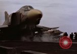 Image of U.S. Aircraft Carrier, USS Enterprise launching aircraft Gulf of Tonkin, 1966, second 16 stock footage video 65675034591