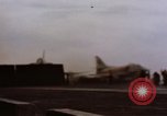 Image of U.S. Aircraft Carrier, USS Enterprise launching aircraft Gulf of Tonkin, 1966, second 17 stock footage video 65675034591
