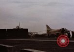 Image of U.S. Aircraft Carrier, USS Enterprise launching aircraft Gulf of Tonkin, 1966, second 18 stock footage video 65675034591