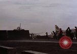 Image of U.S. Aircraft Carrier, USS Enterprise launching aircraft Gulf of Tonkin, 1966, second 20 stock footage video 65675034591