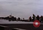 Image of U.S. Aircraft Carrier, USS Enterprise launching aircraft Gulf of Tonkin, 1966, second 21 stock footage video 65675034591