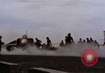 Image of U.S. Aircraft Carrier, USS Enterprise launching aircraft Gulf of Tonkin, 1966, second 27 stock footage video 65675034591