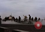 Image of U.S. Aircraft Carrier, USS Enterprise launching aircraft Gulf of Tonkin, 1966, second 28 stock footage video 65675034591