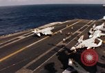 Image of U.S. Aircraft Carrier, USS Enterprise launching aircraft Gulf of Tonkin, 1966, second 51 stock footage video 65675034591