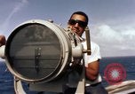 Image of U.S. Aircraft Carrier, USS Enterprise launching aircraft Gulf of Tonkin, 1966, second 58 stock footage video 65675034591