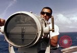Image of U.S. Aircraft Carrier, USS Enterprise launching aircraft Gulf of Tonkin, 1966, second 60 stock footage video 65675034591