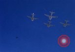 Image of A-6A aircraft in formation Gulf of Tonkin Vietnam, 1967, second 21 stock footage video 65675034600