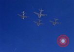 Image of A-6A aircraft in formation Gulf of Tonkin Vietnam, 1967, second 22 stock footage video 65675034600