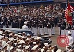 Standbild Taufe der USS Enterprise CVAN (-65) Newport News Virginia USA, 1960, aus Sekunde 44 historischem Filmmaterial Videoclip 65675034613