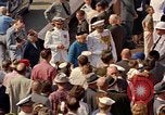 Standbild Taufe der USS Enterprise CVAN (-65) Newport News Virginia USA, 1960, aus Sekunde 57 historischem Filmmaterial Videoclip 65675034613