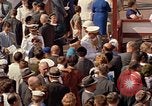 Standbild Taufe der USS Enterprise CVAN (-65) Newport News Virginia USA, 1960, aus Sekunde 60 historischem Filmmaterial Videoclip 65675034613
