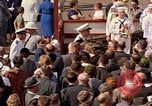 Standbild Taufe der USS Enterprise CVAN (-65) Newport News Virginia USA, 1960, aus Sekunde 62 historischem Filmmaterial Videoclip 65675034613