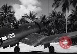 Image of Pilot and plane captain of F4U perform engine start Espiritu Santo New Hebrides Islands, 1944, second 25 stock footage video 65675034616