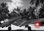Image of Pilot and plane captain of F4U perform engine start Espiritu Santo New Hebrides Islands, 1944, second 28 stock footage video 65675034616