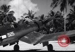 Image of Pilot and plane captain of F4U perform engine start Espiritu Santo New Hebrides Islands, 1944, second 46 stock footage video 65675034616