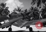 Image of Pilot and plane captain of F4U perform engine start Espiritu Santo New Hebrides Islands, 1944, second 51 stock footage video 65675034616