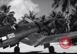Image of Pilot and plane captain of F4U perform engine start Espiritu Santo New Hebrides Islands, 1944, second 53 stock footage video 65675034616
