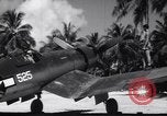 Image of Pilot and plane captain of F4U perform engine start Espiritu Santo New Hebrides Islands, 1944, second 56 stock footage video 65675034616