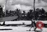 Image of Marine Aircraft Group 11 F4U Corsairs arrive back from mission Espiritu Santo New Hebrides Islands, 1944, second 52 stock footage video 65675034617
