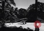 Image of Marine Aircraft Group 11 F4U Corsairs arrive back from mission Espiritu Santo New Hebrides Islands, 1944, second 55 stock footage video 65675034617