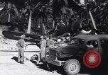 Image of F4U Corsair aircraft of MAG-11 depart on a mission Espiritu Santo New Hebrides Islands, 1944, second 28 stock footage video 65675034618