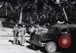 Image of F4U Corsair aircraft of MAG-11 depart on a mission Espiritu Santo New Hebrides Islands, 1944, second 33 stock footage video 65675034618