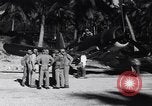 Image of F4U Corsair aircraft of MAG-11 depart on a mission Espiritu Santo New Hebrides Islands, 1944, second 48 stock footage video 65675034618