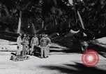 Image of F4U Corsair aircraft of MAG-11 depart on a mission Espiritu Santo New Hebrides Islands, 1944, second 52 stock footage video 65675034618