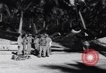 Image of F4U Corsair aircraft of MAG-11 depart on a mission Espiritu Santo New Hebrides Islands, 1944, second 56 stock footage video 65675034618