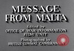 Image of life in Malta Malta, 1943, second 9 stock footage video 65675034619