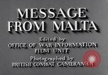 Image of life in Malta Malta, 1943, second 12 stock footage video 65675034619
