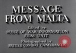 Image of life in Malta Malta, 1943, second 13 stock footage video 65675034619