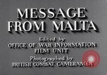 Image of life in Malta Malta, 1943, second 14 stock footage video 65675034619