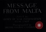 Image of life in Malta Malta, 1943, second 15 stock footage video 65675034619
