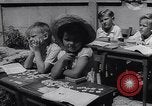 Image of Children attend outdoor schools Malta, 1943, second 37 stock footage video 65675034620