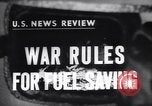 Image of fuel saving United States USA, 1942, second 3 stock footage video 65675034622