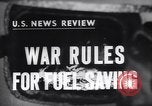 Image of fuel saving United States USA, 1942, second 6 stock footage video 65675034622