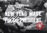Image of Presidential flag Philadelphia Pennsylvania USA, 1942, second 1 stock footage video 65675034623