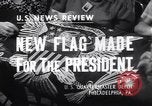 Image of Presidential flag Philadelphia Pennsylvania USA, 1942, second 4 stock footage video 65675034623