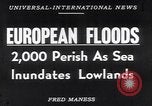 Image l'ouragan l'Europe, 1953, de la seconde 19 séquences d'archives historiques vidéo 65675034635