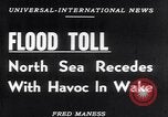 Image of floods Holland Netherlands, 1953, second 15 stock footage video 65675034638